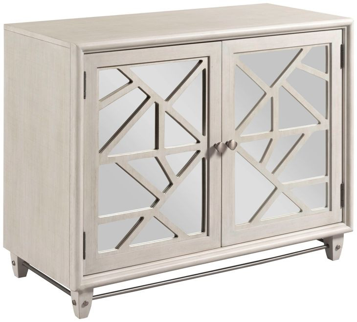 Hidden Treasures Cream 2 Door Accent Cabinet