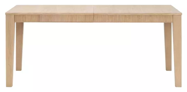 Highland Natural Oak 87" Extendable Rectangular Dining Table