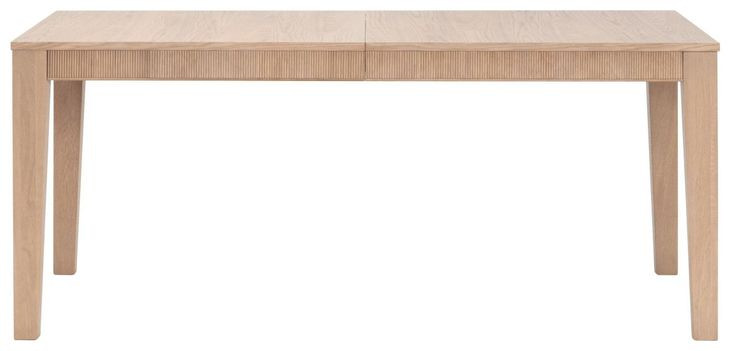 Highland Natural Oak 87" Extendable Rectangular Dining Table