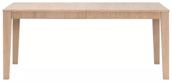 Highland Natural Oak 87" Extendable Rectangular Dining Table
