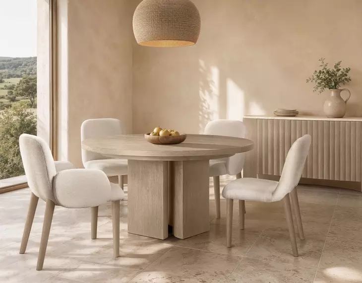 Loggia Beige Performance Fabric Side Chair