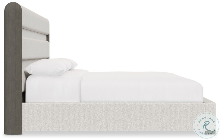 Prado Porcini Queen Upholstered Panel Bed