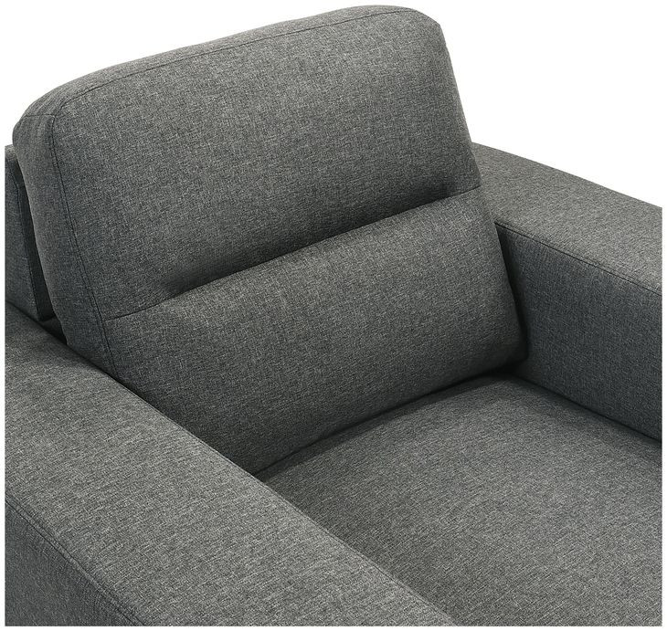 Vale Gray Upholstered Accent Chair