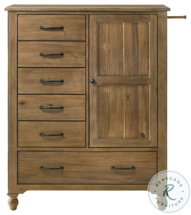 Highland Sand Dune 6 Drawer Chifferobe