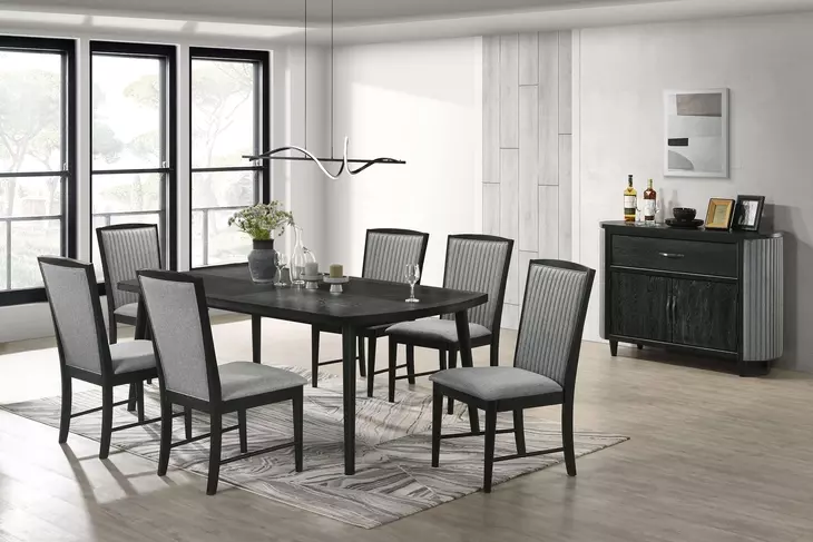 Skyline Onyx Rectangular Dining Room Set