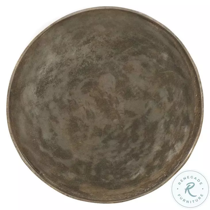 Solar Forged Iron Accent Table