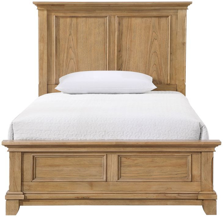 Sunstone Natural Full Panel Bed