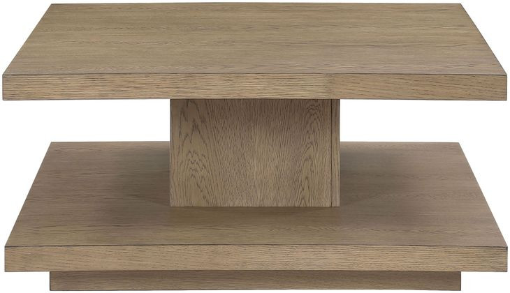 Canyon Sand Square Cocktail Table with Casters