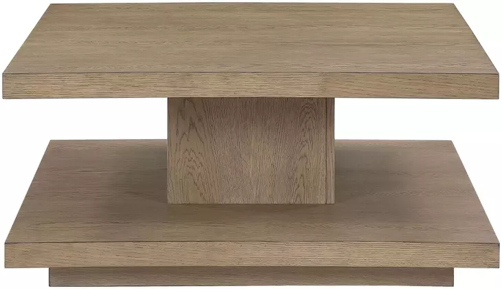 Canyon Sand Square Cocktail Table with Casters