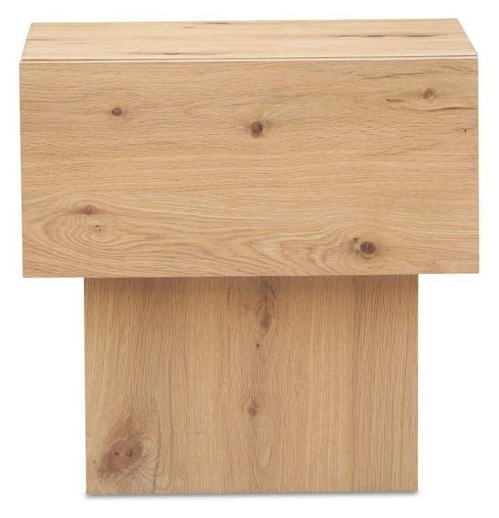 Shawn Natural 1 Drawer Nightstand