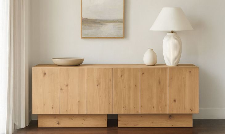 Shawn Natural 6 Door Sideboard