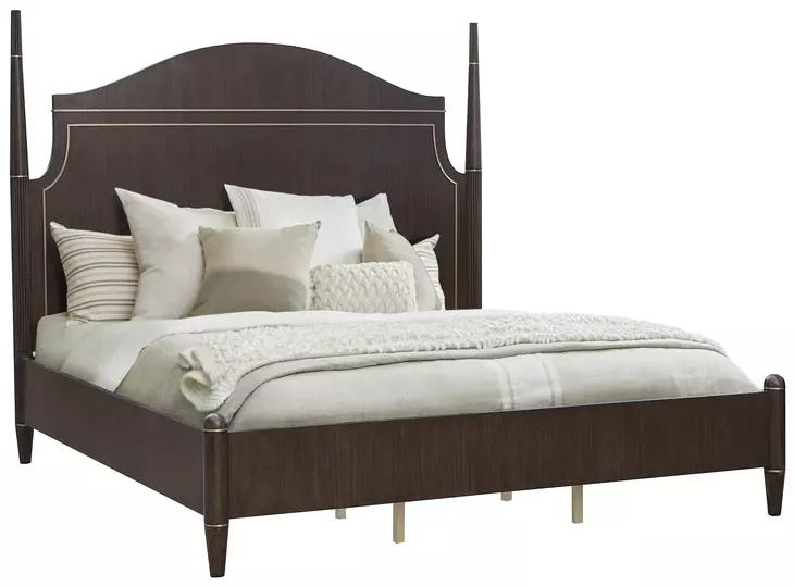 Oakridge Medley Piano Brown California King Poster Bed