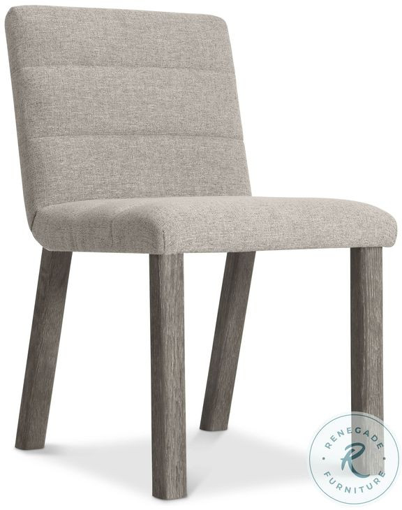 Monolith Beige Performance Fabric Side Chair Set of 2