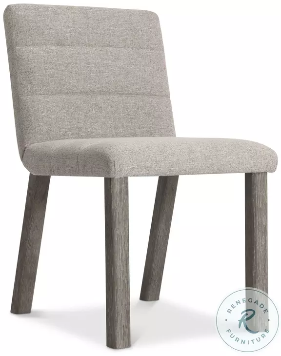 Monolith Beige Performance Fabric Side Chair Set of 2