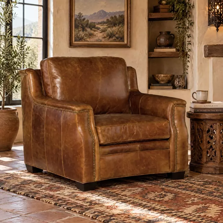 Yates Dark Brown Chair from Hooker | Coleman Furniture