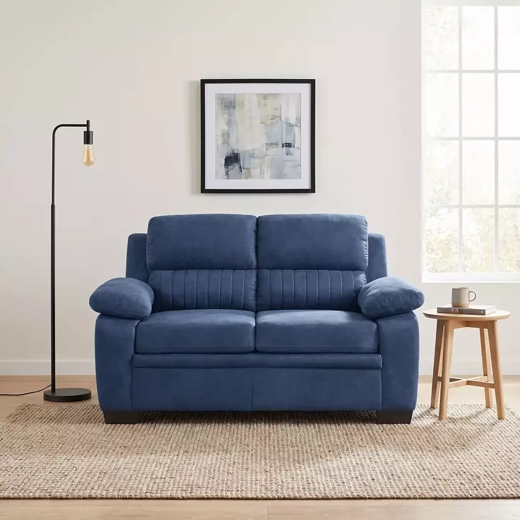 Holleman Blue 58" Loveseat
