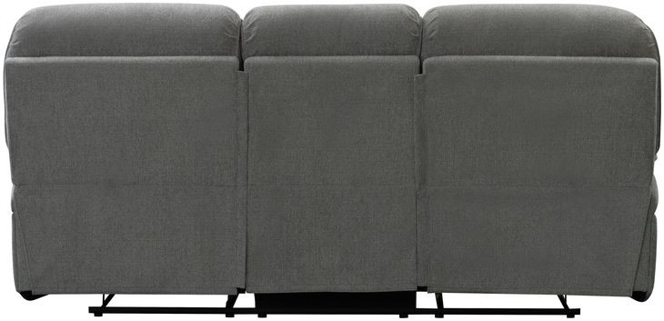 Hooper Alma Gray 85" Manual Reclining Sofa