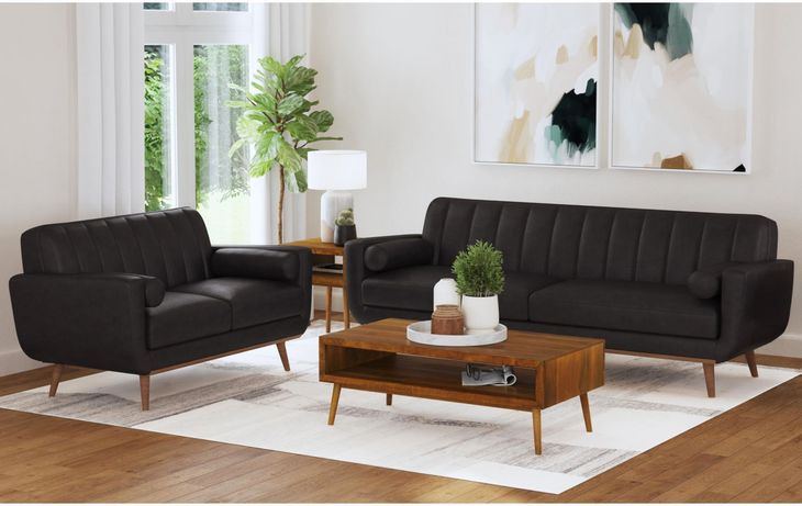 Fable Dark Gray 86" Sofa