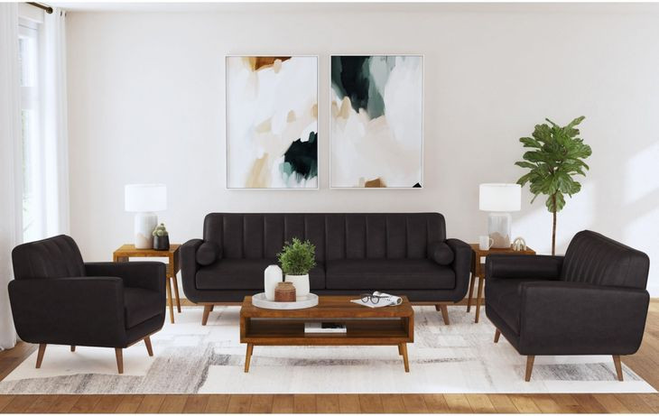 Fable Dark Gray 86" Sofa