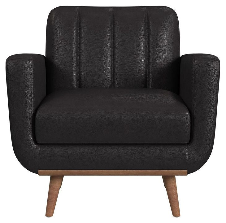 Fable Dark Gray Upholstered Lounge Chair