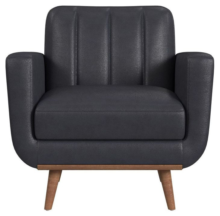 Fable Navy Upholstered Lounge Chair