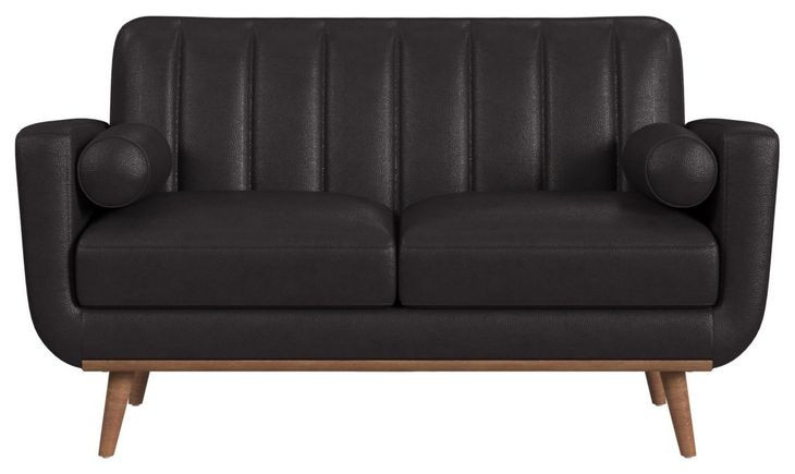Fable Dark Gray 61" Loveseat