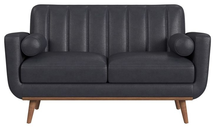 Fable Navy 61" Loveseat