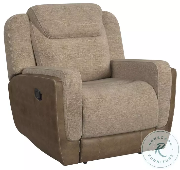 Viper Beige Glider Recliner