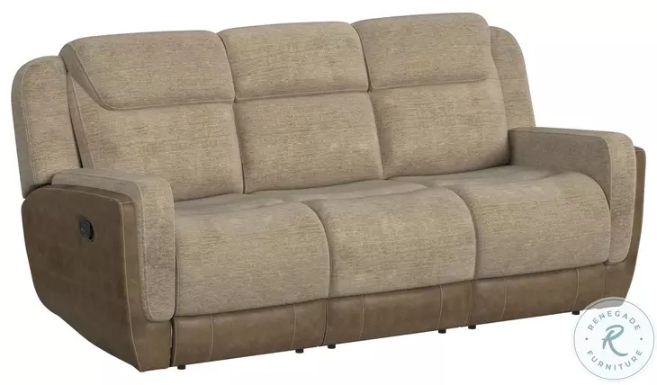 Viper Beige Reclining Sofa