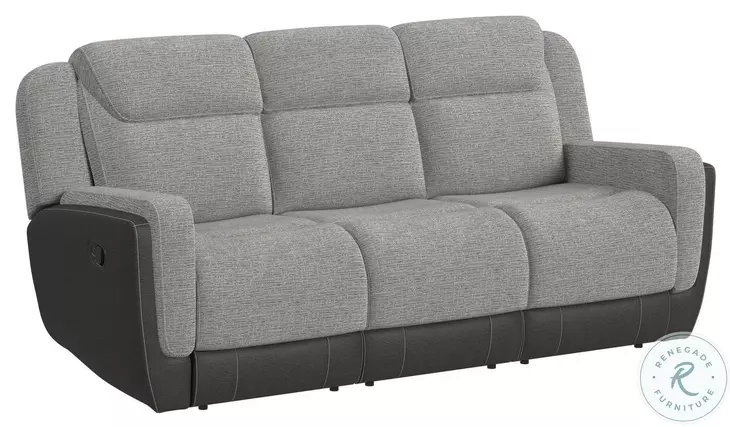 Viper Grey Reclining Sofa