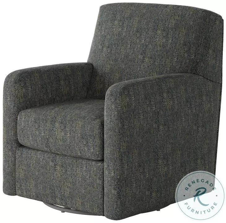 Flash Dance Berber Indigo Swivel Glider