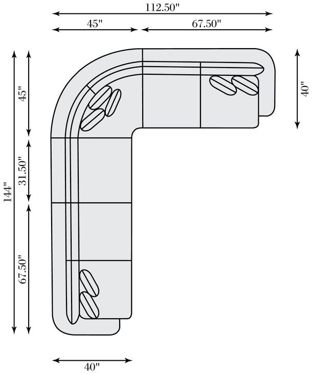 Jules Beige 4 Piece Sectional