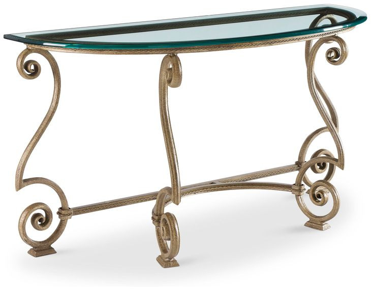 Solano Aged Bronze Console Table