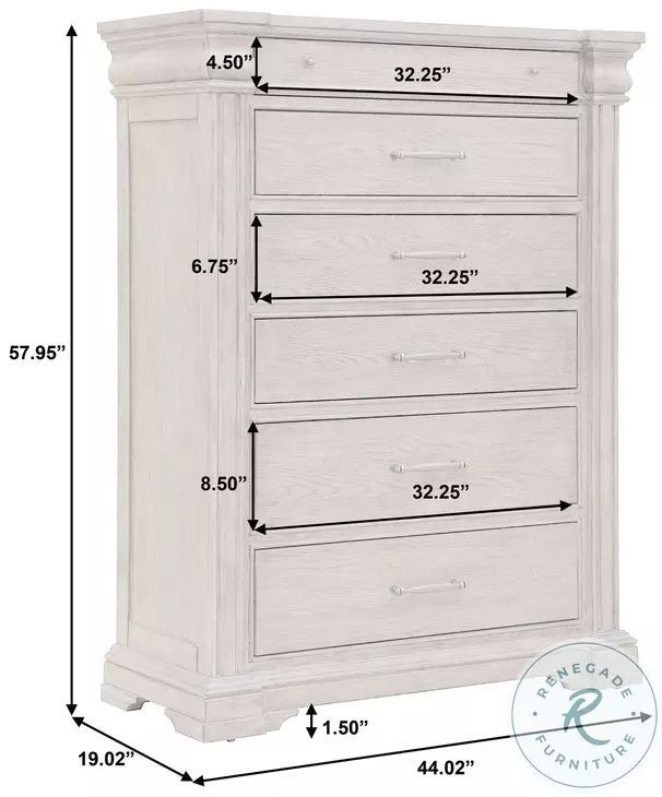Madison Ridge Natural Bark 6 Drawer  Chest
