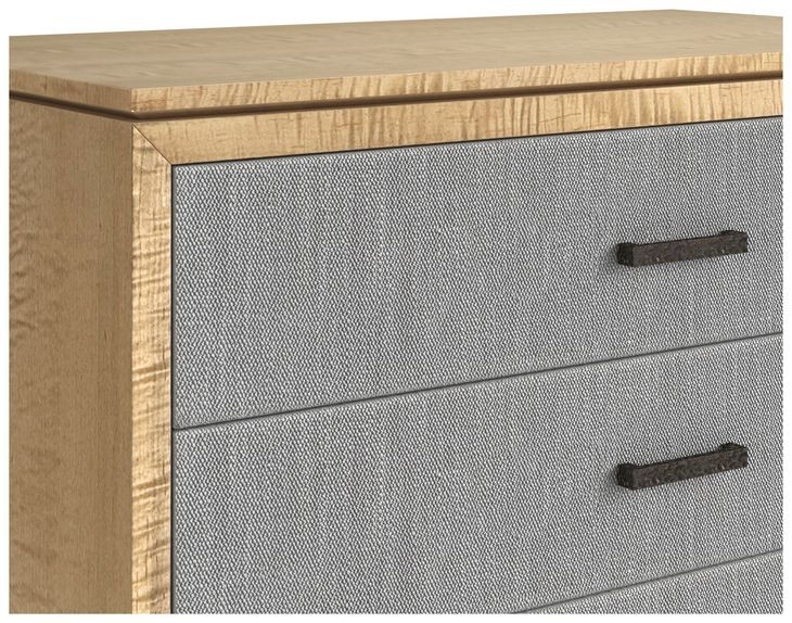 Loft Brown and Gray 3 Drawer Bedside Chest