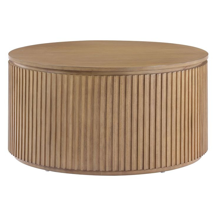 Colvin Brown Round Coffee Table