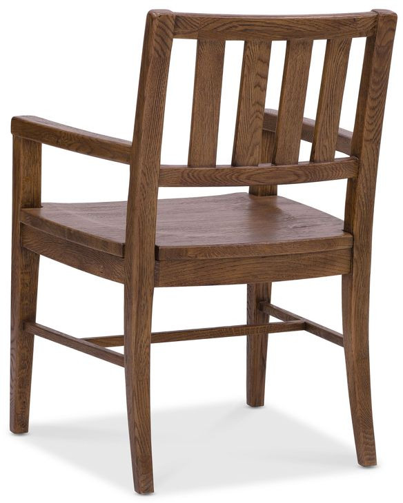 Harbor Drift Worn Saddle Arm Chair