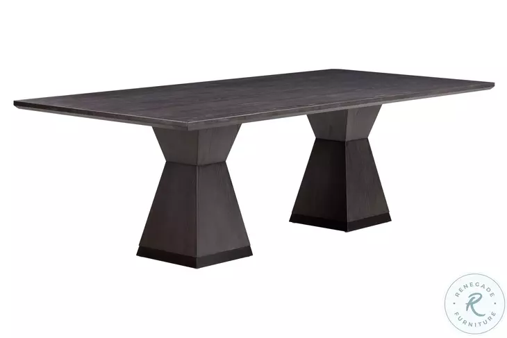 Nolan Black Wood 98" Dining Room Set