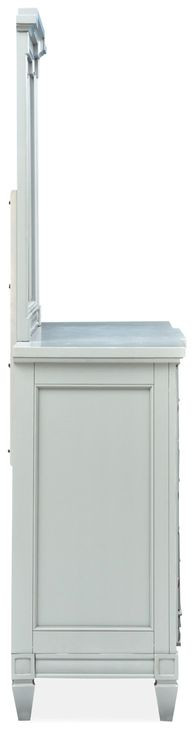 Pinecross Pebble Wall Bedroom Set with 2 Nightstand and USB Charging