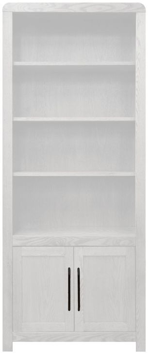 Haven White 2 Door Bookcase