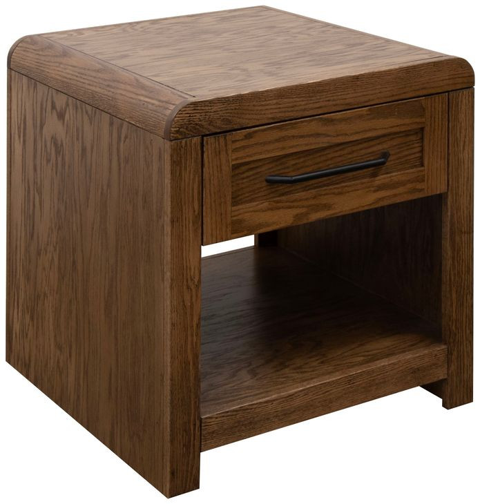 Haven Oak Bourbon Rectangular Occassional Table Set