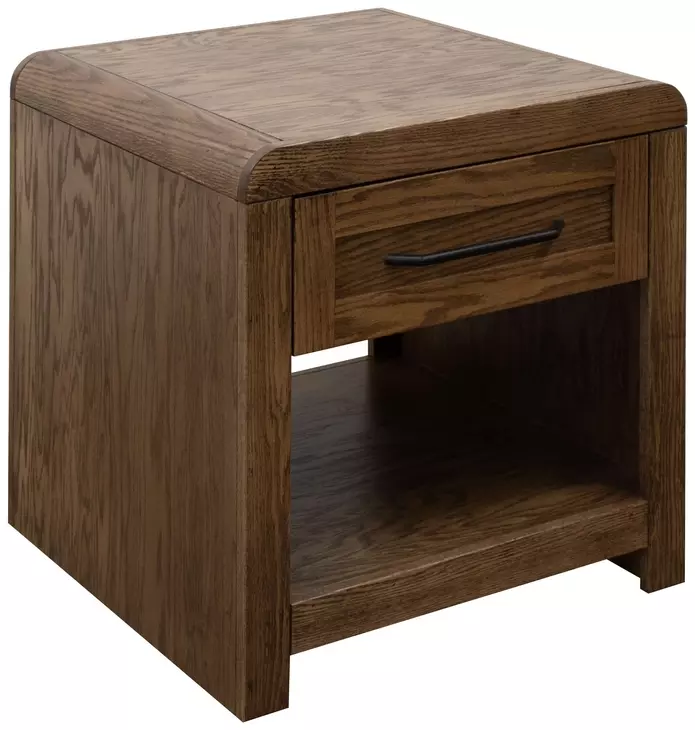 Haven Oak Bourbon Rectangular Occassional Table Set