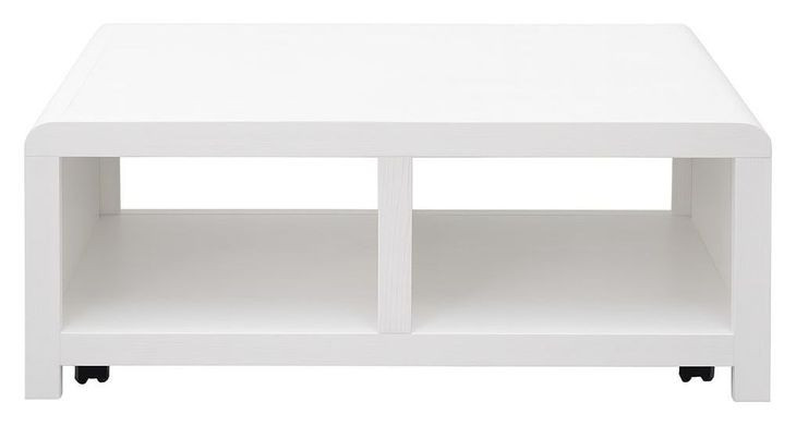 Haven White Rectangular Cocktail Table