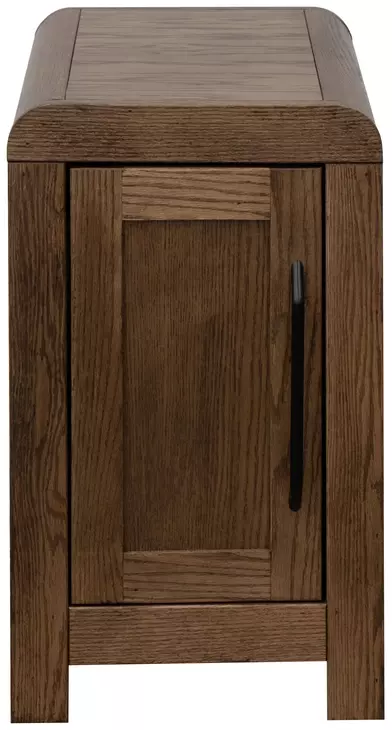 Haven Oak Bourbon Rectangular Chairside Table