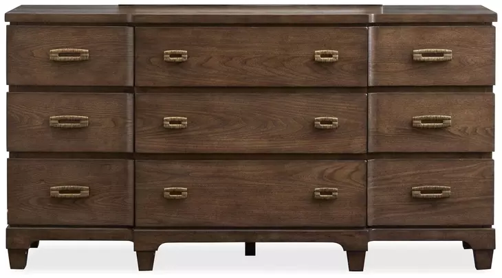 Canehurst Spiced Rum 9 Drawer Dresser