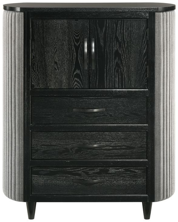 Skyline Onyx 3 Drawer Door Chest