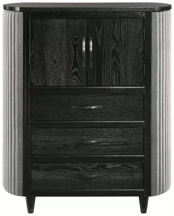 Skyline Onyx 3 Drawer Door Chest