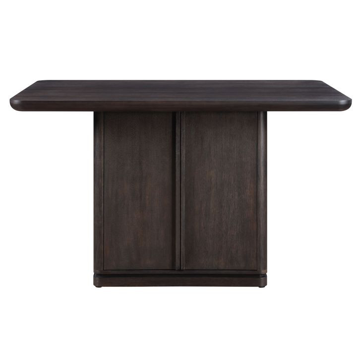 Oakley Black 60" Rectangular Counter Height Table with Storage