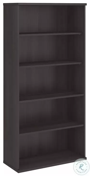 Hybrid Storm Gray Tall 5 Shelf Bookcase