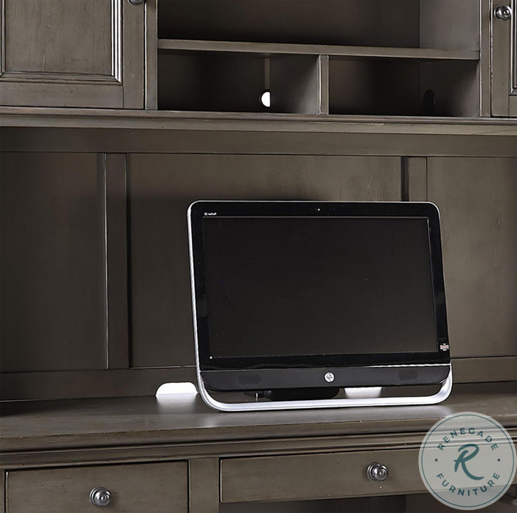 Oxford Peppercorn Large Modular Home Office Set from Aspen Home